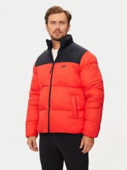 4F Kurtka zimowa 4FWAW24TDJAM485 Czerwony Regular Fit. Czerwone kurtki 4F, na zimę, m, bez wzorów, z syntetyku, bez kaptura. Za 209.99 zł.