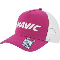 Czapka Trucker Mavic. Czerwone czapki z daszkiem MAVIC, bez wzorów, z materiału. Za 160.50 zł.