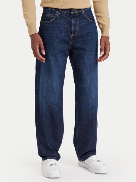 KARL LAGERFELD Jeansy 265509 564865 Granatowy Relaxed Fit. Niebieskie jeansy KARL LAGERFELD, m. Za 699.99 zł.