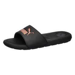 Klapki basenowe dla dorosłych Puma Cool Cat 2.0. Czarne klapki Puma, z materiału. Za 79.00 zł.