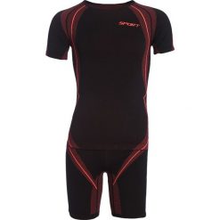 Czarny Komplet Sportowy Aspects. T-shirty sportowe marki Born2be. Za 64.99 zł.