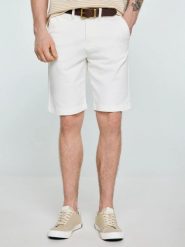 Szorty męskie chinosy białe Rosson 100. Białe szorty BIG STAR, m, bez wzorów, z bawełny, eleganckie. Za 159.99 zł.