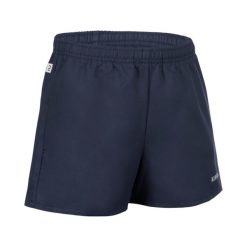Spodenki do rugby R100 z kieszeniami. Białe szorty OFFLOAD, s, bez wzorów, z materiału, sportowe. W wyprzedaży za 34.99 zł.