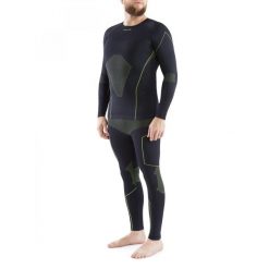 Bielizna termoaktywna męska Viking Atos Recycled. Czarna bielizna termoaktywna Viking, na zimę, l, bez wzorów, bez ramiączek, narciarskie. W wyprzedaży za 209.00 zł.