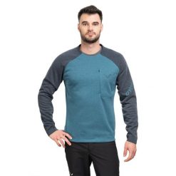 Bluza trekkingowa męska Dynafit 24/7 Polartec Pullover niebieski/szary l. Niebieskie bluzy Dynafit, l, bez wzorów, bez kaptura. Za 479.99 zł.
