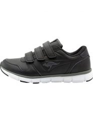 Kangaroos Sneakersy "K-BlueRun 700 V B" w kolorze czarnym rozmiar: 43. Czarne buty sportowe casual Kangaroos, bez wzorów, z materiału, z okrągłym noskiem, bez zapięcia. Za 109.95 zł.