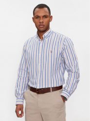 Polo Ralph Lauren Koszula 710928920003 Niebieski Custom Fit. Niebieskie koszule Polo Ralph Lauren, m, bez wzorów, z bawełny, bez kołnierzyka, bez ramiączek. Za 529.99 zł.