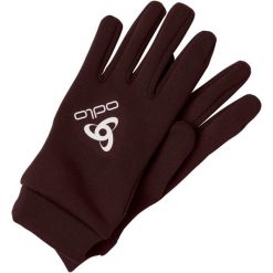 Rękawiczki zimowe multifunkcyjne dla dorosłych Odlo STRETCHFLEECE LINER E. Brązowe rękawiczki ODLO, na zimę, bez wzorów. W wyprzedaży za 83.99 zł.