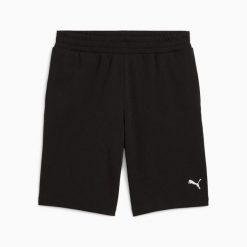 Spodenki sportowe męskie Puma ESS 10" 68259801. Czarne krótkie spodenki sportowe Puma, l, bez wzorów, z dresówki. Za 115.54 zł.