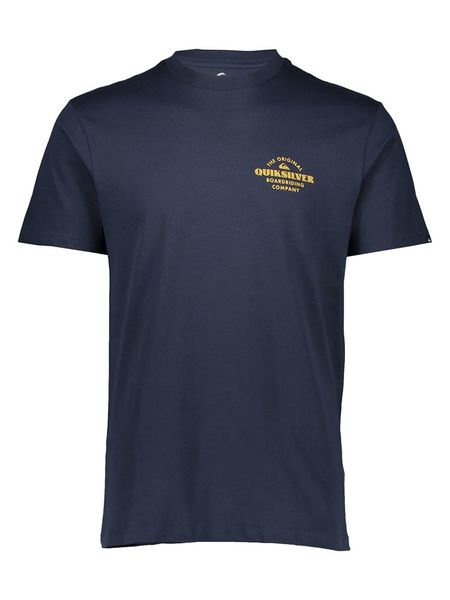 Quiksilver Koszulka "Tradesmith" w kolorze granatowym rozmiar: L. Niebieskie bezrękawniki Quiksilver, l, bez wzorów, z bawełny, bez kołnierzyka, bez ramiączek. Za 79.96 zł.