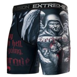Spodenki Vale Tudo do MMA męskie EXTREME HOBBY EZECHIEL. Czarne odzież kompresyjna EXTREME HOBBY, m, bez wzorów, z elastanu. Za 179.00 zł.