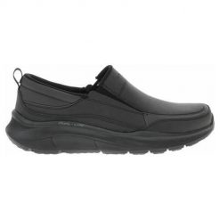 Buty do chodzenia męskie Skechers Equalizer 5.0 Harvey Black. Czarne buty sportowe casual Skechers, bez wzorów, z materiału, bez zapięcia. Za 504.00 zł.