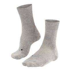 Skarpetki Falke GO2. Szare skarpety Falke, bez wzorów, z bawełny. Za 144.00 zł.