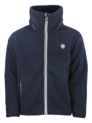 Peak Mountain Kurtka polarowa "Camay" w kolorze granatowym rozmiar: XL. Niebieskie kurtki Peak Mountain, xl, bez wzorów, z polaru, bez kaptura. Za 226.77 zł.