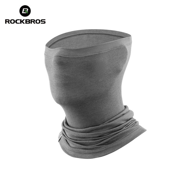 Komin, maska na twarz, termiczny, chusta ROCKBROS wełna, szary. Szare bielizna termoaktywna ROCKBROS, bez wzorów, z materiału. Za 33.99 zł.