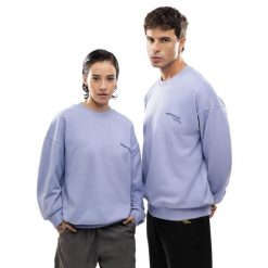 Męska bawełniana bluza Rayo Club Lifestyle Siroko RC Ready Light Purple. Fioletowe bluzy SIROKO, m, bez wzorów, z bawełny, bez kaptura. Za 211.00 zł.