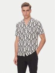 Baldessarini Koszula B3 76002.3720 Biały Regular Fit. Białe koszule Baldessarini, l, bez wzorów, z wiskozy, bez kołnierzyka, bez ramiączek. Za 699.99 zł.