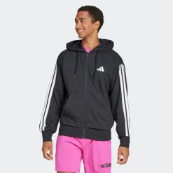 Bluza z kapturem męska ADIDAS. Bluzy Adidas, l, bez wzorów, z bawełny, z kapturem. W wyprzedaży za 199.99 zł.