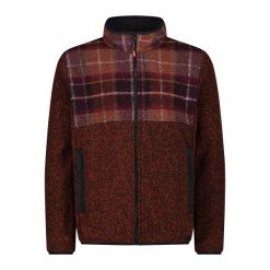 Polarowa bluza wooltech z zamkiem CMP. Czerwone bluzy z polaru CMP, bez wzorów, z polaru, bez kaptura. Za 520.00 zł.