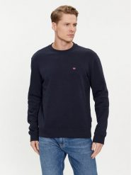 Napapijri Bluza Balis NP0A4H89 Granatowy Regular Fit. Niebieskie bluzy Napapijri, m, bez wzorów, z bawełny, bez kaptura. Za 189.99 zł.