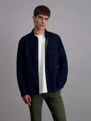 Pioneer Koszula dżinsowa w kolorze granatowym rozmiar: XL. Niebieskie koszule PIONEER, xl, bez wzorów, z bawełny, bez kołnierzyka, bez ramiączek. Za 124.95 zł.