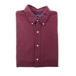 Second life - Koszule klasyczne męskie Custom Fit - Jak nowy. Czerwone sztyblety RALPH LAUREN, bez wzorów, bez obcasa, bez zapięcia. Za 207.36 zł.
