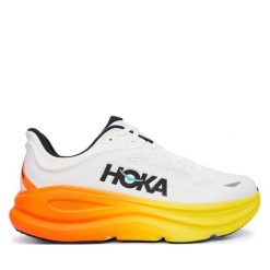 Buty do biegania Hoka. Niebieskie buty do biegania HOKA, bez wzorów, bez zapięcia, do biegania. Za 799.99 zł.