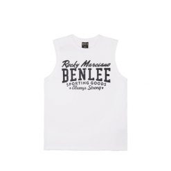 Tank top Benlee Lastarza. Białe bezrękawniki Benlee, bez wzorów, bez kołnierzyka, bez ramiączek. Za 191.00 zł.