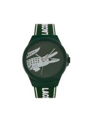 Lacoste Zegarek Neocroc 2011309 Zielony. Zielone, analogowe zegarki LACOSTE. Za 399.99 zł.