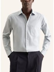 Seidensticker Koszula w kolorze zielonym rozmiar: 41. Zielone koszule Seidensticker, bez wzorów, z bawełny, bez kołnierzyka, bez ramiączek. Za 123.53 zł.