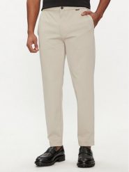 Calvin Klein Spodnie materiałowe K10K113647 Beżowy Comfort Fit. Brązowe spodnie materiałowe CALVIN KLEIN, m, bez wzorów, z materiału. Za 379.99 zł.