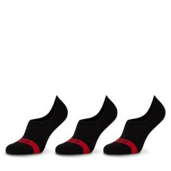 Skarpety krótkie HUGO. Czarne skarpety Hugo, bez wzorów. Za 79.99 zł.