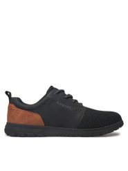 Bugatti Sneakersy 325-AFE02-6900-1000 Czarny. Czarne buty sportowe casual Bugatti, bez wzorów, z materiału, bez zapięcia. Za 209.99 zł.