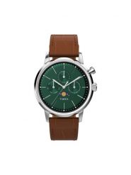 Timex Zegarek Marlin TW2W51000 Brązowy. Brązowe, analogowe zegarki Timex. Za 709.99 zł.