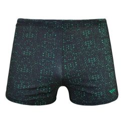 Strój kąpielowy LIAK mężczyzna ciemnoszary zielono-niebieski. Niebieskie kąpielówki Legea, m, bez wzorów, sportowe. W wyprzedaży za 56.00 zł.