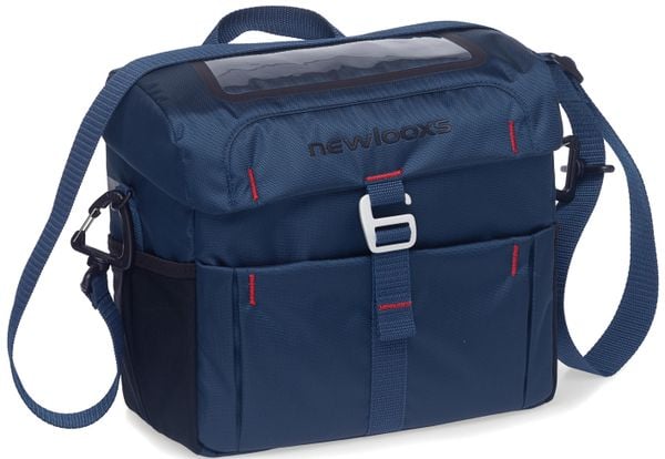 Rower - Torba na kierownicę VIGO. Niebieskie torby na ramię NEW LOOXS, bez wzorów, z materiału, na ramię, bez dodatków. Za 362.00 zł.