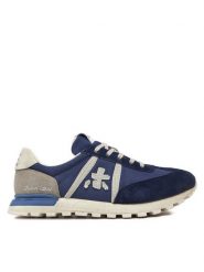 Premiata Sneakersy Johnlow VAR 6796G Granatowy. Niebieskie buty sportowe casual Premiata, bez wzorów, z materiału, bez zapięcia. Za 899.99 zł.