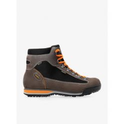 Buty trekkingowe męskie AKU Slope Micro GTX. Brązowe buty turystyczne Aku, bez wzorów, bez zapięcia, trekkingowe. Za 723.99 zł.