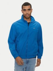 Tommy Jeans Kurtka bomber Essential DM0DM17982 Niebieski Regular Fit. Niebieskie kurtki Tommy Jeans, m, bez wzorów, z jeansu, bez kaptura. Za 329.99 zł.