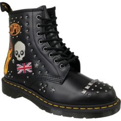 Dr. Martens Dr Martens 1460 24207001 46 Czarne. Czarne buty trekkingowe Dr. Martens, bez wzorów, ze skóry, bez zapięcia. W wyprzedaży za 599.99 zł.