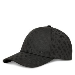 Czapka z daszkiem BOSS. Czarne czapki z daszkiem Boss, bez wzorów. Za 279.99 zł.