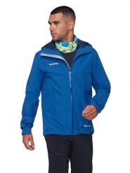Mammut Kurtka funkcyjna "Treeline HS" w kolorze niebieskim rozmiar: M. Niebieskie kurtki outdoor i hardshell Mammut, m, bez wzorów, z syntetyku, bez kaptura. Za 824.95 zł.