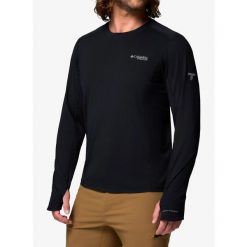 Bluza bez kaptura Columbia Diamond Peak Pro Long Sleeve Crew. Czarne bluzy Columbia, bez wzorów, bez kaptura. Za 273.99 zł.