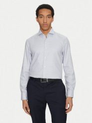 BOSS Koszula C-Hal 50533712 Niebieski Casual Fit. Niebieskie koszule Boss, m, bez wzorów, z bawełny, bez kołnierzyka, bez ramiączek. Za 449.99 zł.