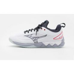 Buty halowe Mizuno Wave Luminous. Białe buty do biegania Mizuno, bez wzorów, z gumy, bez zapięcia, do biegania, mizuno wave. Za 629.15 zł.