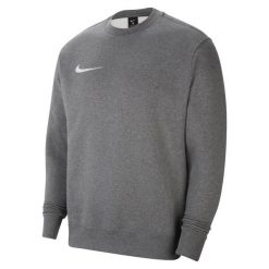 Bluza sportowa męska Nike Park 20 Crew Fleece. Białe bluzy bez kaptura Nike, na lato, m, bez wzorów, z bawełny, bez kaptura. Za 219.99 zł.