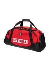 Torba treningowa Sport sportowa pojemna torba. Czarne torby na ramię PITBULL, z aplikacjami, z materiału, na ramię, małe, z nadrukiem, bez dodatków. Za 169.00 zł.
