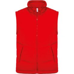 Kurtka puchowa bez rękawów Kariban Doublé Polaire. Czerwone kurtki KARIBAN, m, bez wzorów, z puchu, bez kaptura. Za 218.00 zł.