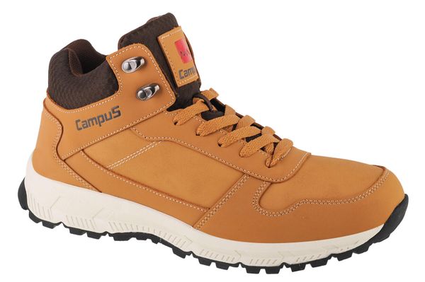 Buty turystyczne męskie Campus Norden wysokie. Brązowe buty turystyczne Campus, bez wzorów, z materiału, bez zapięcia, trekkingowe. Za 249.99 zł.