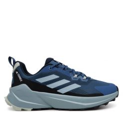 Trekkingi adidas. Niebieskie buty trekkingowe Adidas, bez wzorów, bez zapięcia. Za 309.99 zł.